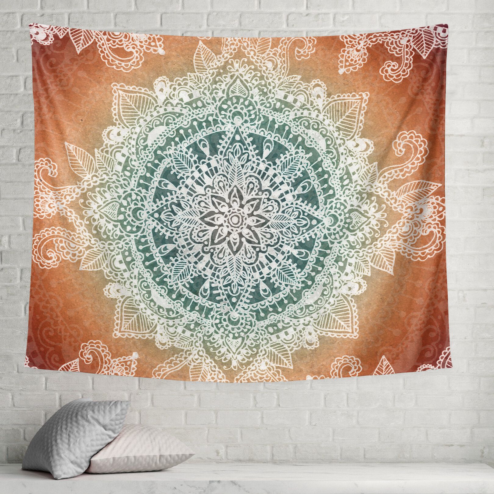 Recent Cream & Green Tapestries You'll Love In  (View 14 of 20)