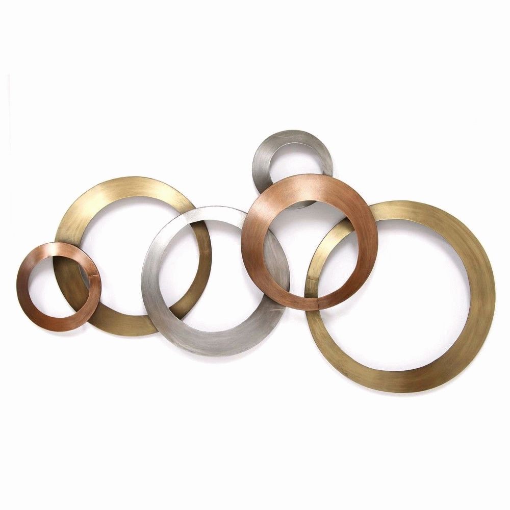 Rings Wall Décor Pertaining To 2020 Multi Metallic Rings Wall Decor – Stratton Home Decor S (View 17 of 20)