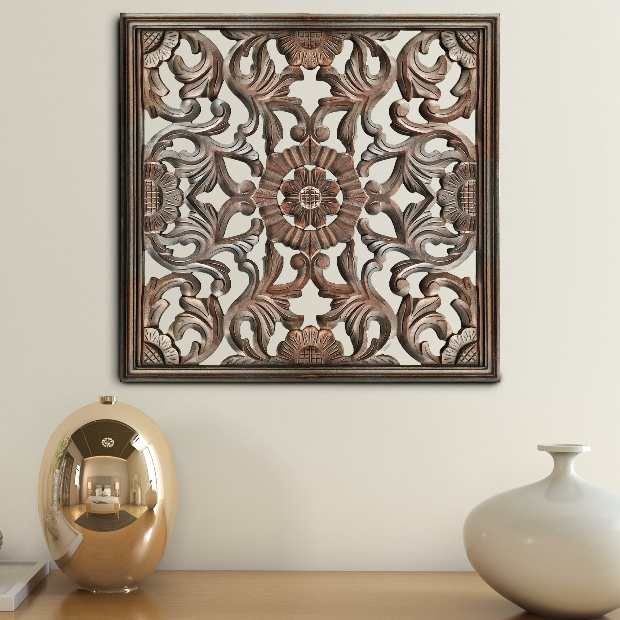 Square Wooden Wall Décor Throughout Most Popular Wall Décor By World Menagerie (Photo 1 of 20)