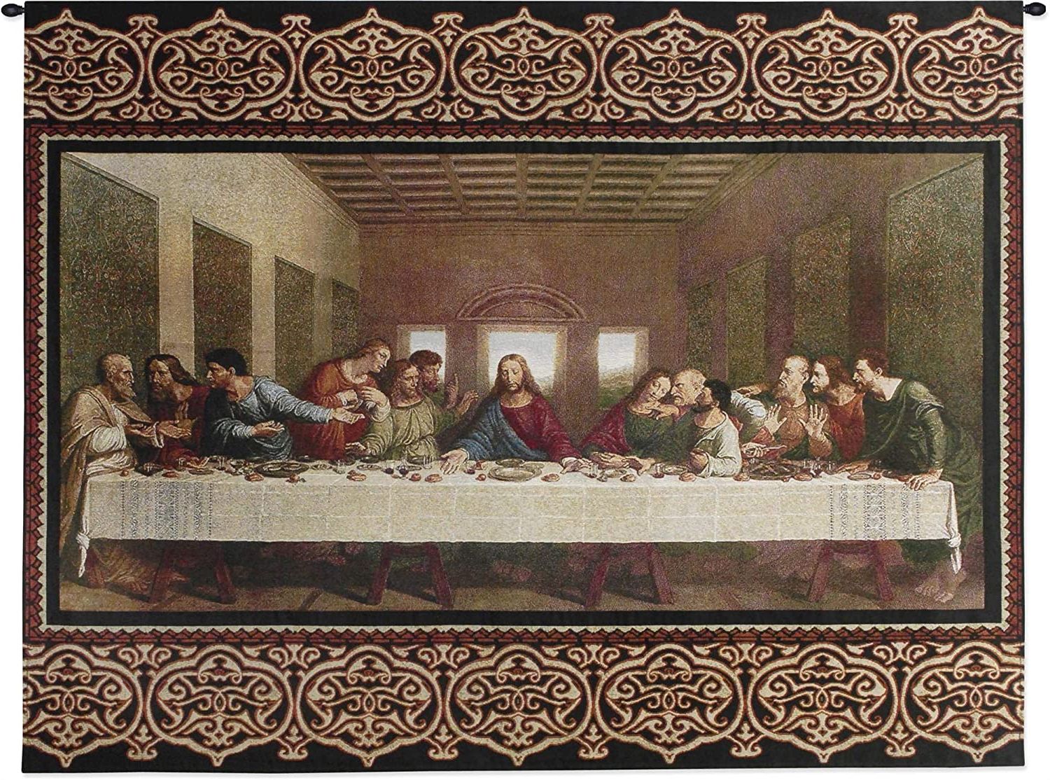 [%the Last Supperleonardo Da Vinci | Woven Tapestry Wall Art Hanging |  Religious Inspirational Jesus Last Supper | 100% Cotton Usa Size 53x40 In Fashionable Blended Fabric Leonardo Davinci The Last Supper Wall Hangings|blended Fabric Leonardo Davinci The Last Supper Wall Hangings In Most Current The Last Supperleonardo Da Vinci | Woven Tapestry Wall Art Hanging |  Religious Inspirational Jesus Last Supper | 100% Cotton Usa Size 53x40|well Liked Blended Fabric Leonardo Davinci The Last Supper Wall Hangings Within The Last Supperleonardo Da Vinci | Woven Tapestry Wall Art Hanging |  Religious Inspirational Jesus Last Supper | 100% Cotton Usa Size 53x40|most Popular The Last Supperleonardo Da Vinci | Woven Tapestry Wall Art Hanging |  Religious Inspirational Jesus Last Supper | 100% Cotton Usa Size 53x40 With Blended Fabric Leonardo Davinci The Last Supper Wall Hangings%] (View 6 of 20)