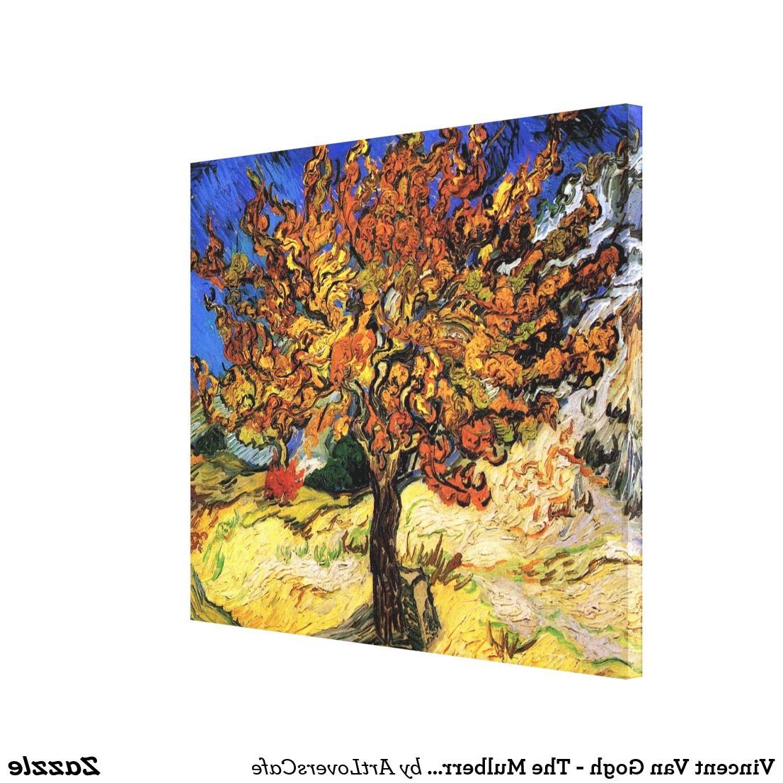 Vincent Van Gogh – The Mulberry Tree Fine Art Canvas Print Inside Recent Blended Fabric The Mulberry Tree – Van Gogh Wall Hangings (View 3 of 20)