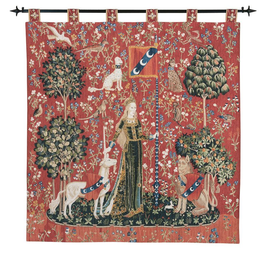 Wall Hanging Tapestries Pertaining To Widely Used Dame A La Licorne I Tapestries (View 15 of 20)