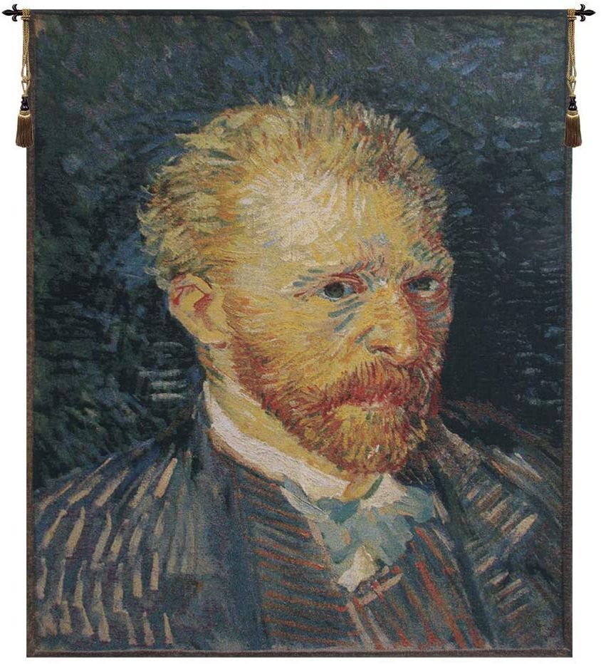 Well Known Blended Fabric Van Gogh Terrace Wall Hangings Intended For Amazon: Charlotte Home Furnishings Inc. 'portrait Of Van (Photo 15 of 20)