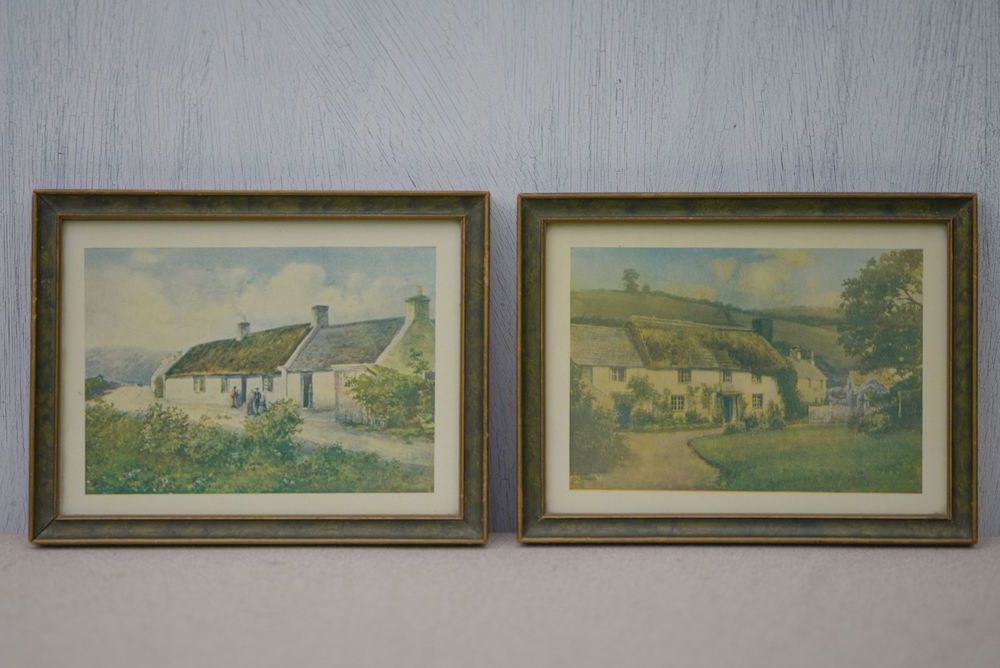 2 Antique French Or Italian Countryside Prints Lithograph For Fashionable Italy Framed Art Prints (View 20 of 20)