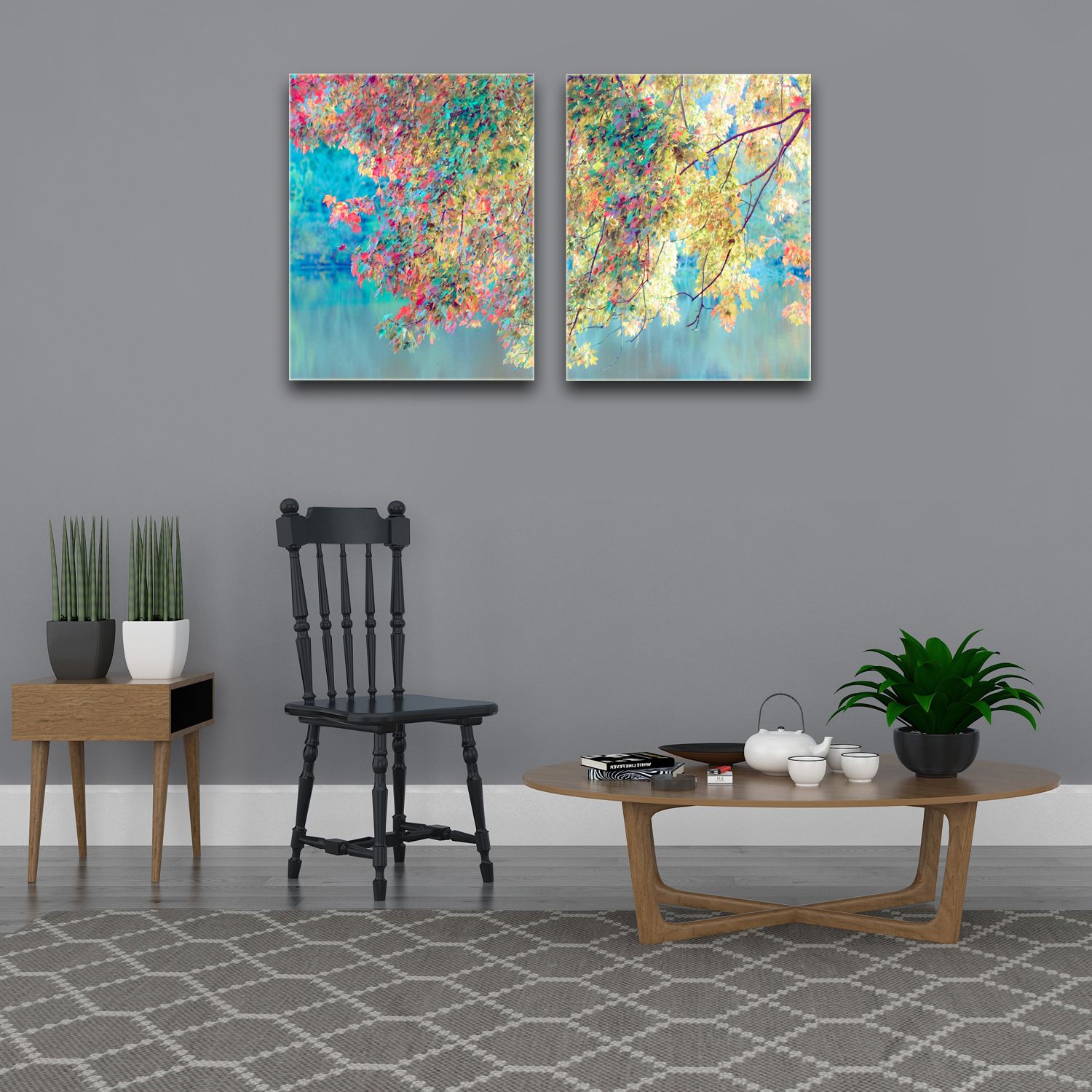 2 Panels 40x50cm Modern Home Office Wall Art Canvas Regarding Favorite Natural Framed Art Prints (View 18 of 20)