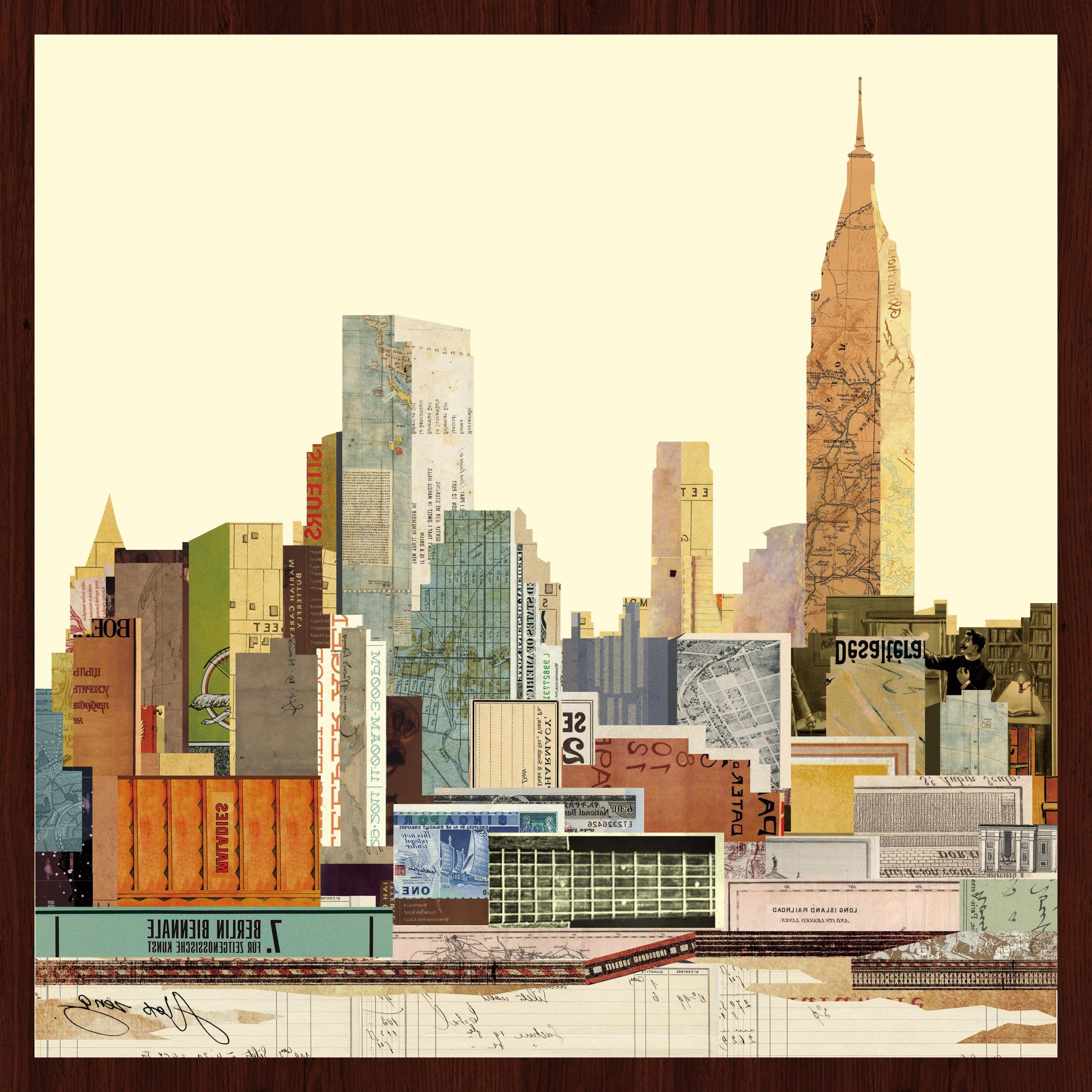 2017 Empire Art Direct "new York City Skyline C" Original In New York City Framed Art Prints (View 13 of 20)