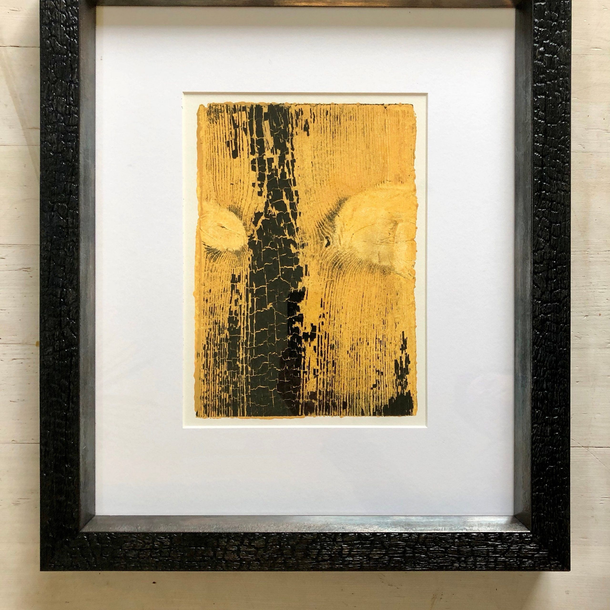 2017 Set Of Two Wood Texture Prints, Framed Monotype Prints For Modern Framed Art Prints (View 13 of 20)