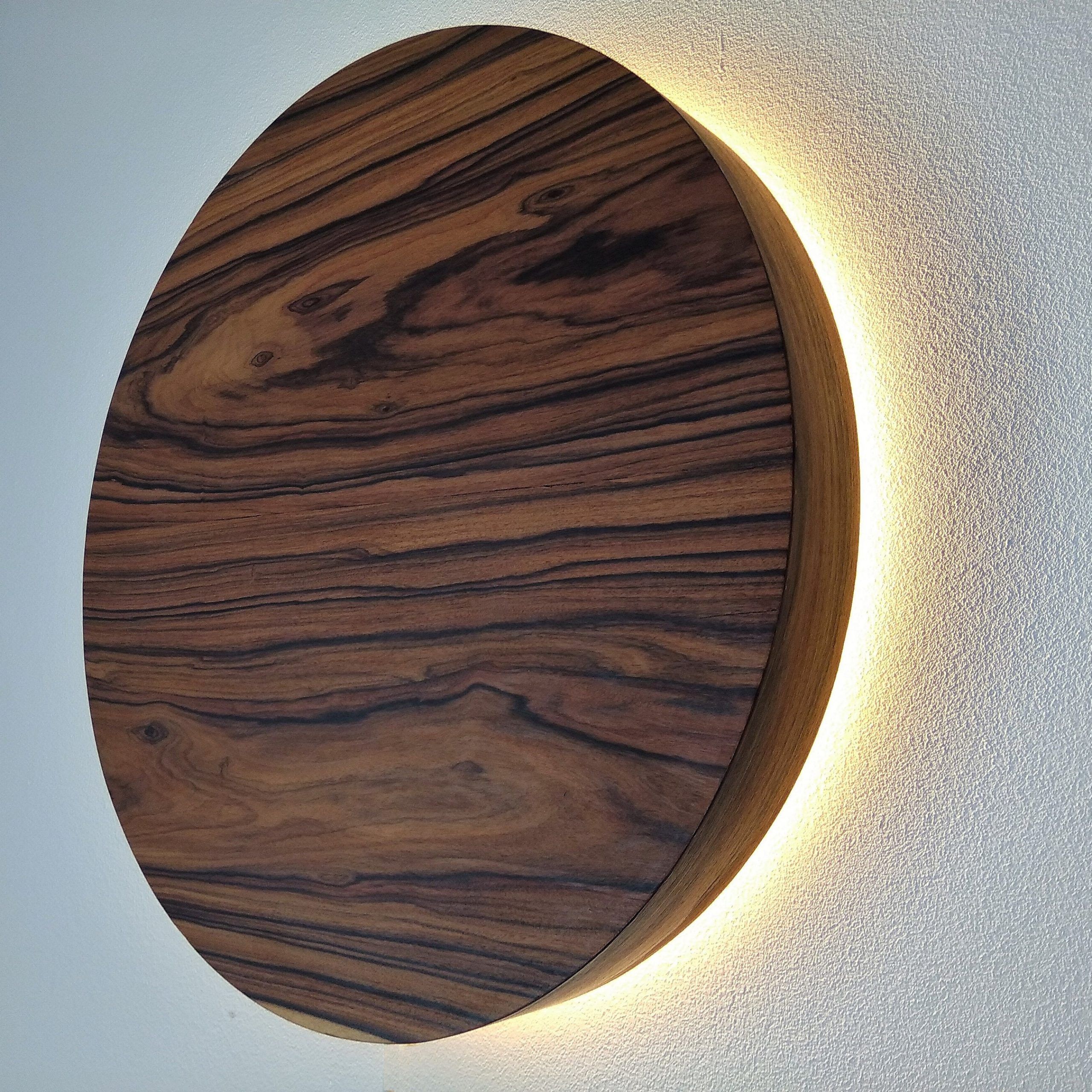2018 Minimalist Wood Wall Art In Wood Wall Lamp – Modern Light Fixture Nordic Decor (View 15 of 20)