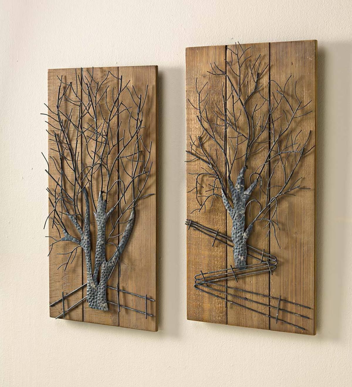 Abstract Flow Wood Wall Art Throughout 2017 Metal Tree On Wooden Wall Art, Set Of  (View 15 of 20)