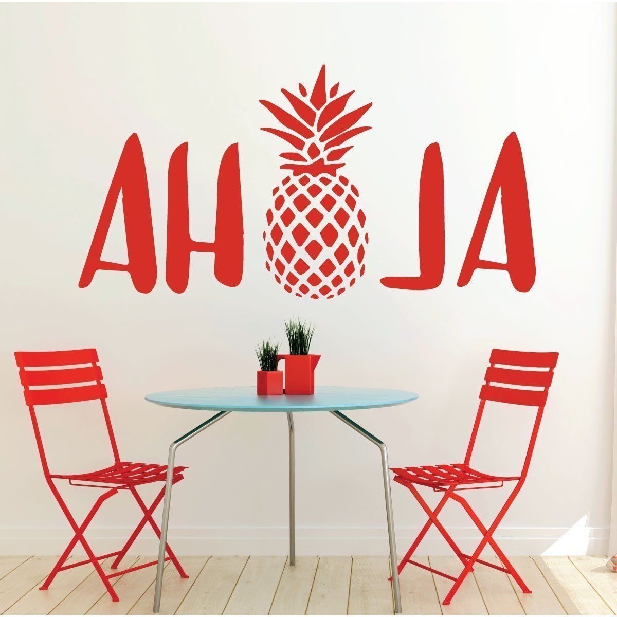 Aloha Wall Decal Sticker With Hawaiian Pineapple Design Intended For Best And Newest Hawaii Wall Art (View 16 of 20)