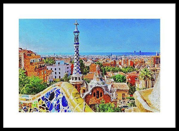 Barcelona Framed Art Prints With Regard To Most Up To Date Barcelona, Parc Guell – 13 Framed Printam (View 18 of 20)