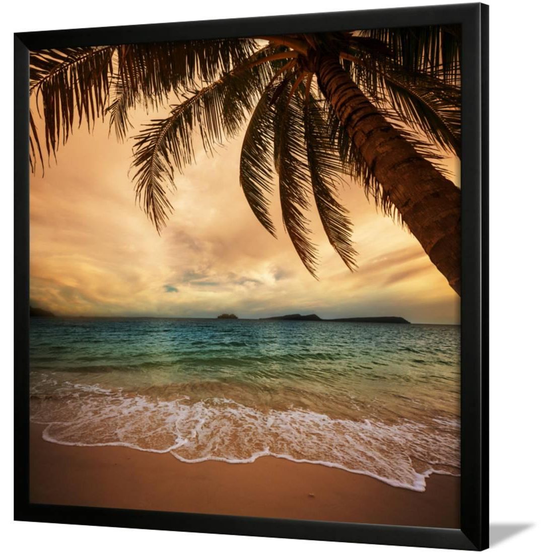 Best And Newest Tropical Framed Art Prints For Tropical Beach Coastal Ocean Seascape Landscape (View 18 of 20)