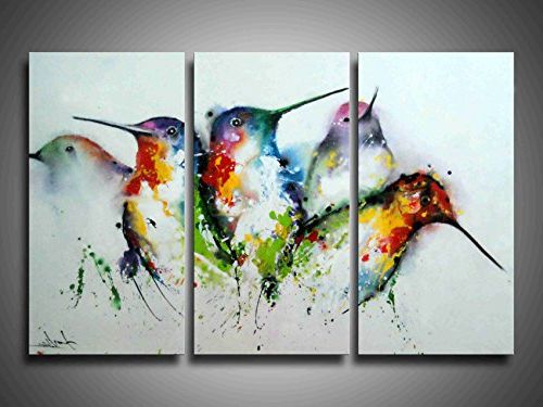 Colorful Framed Art Prints For Preferred Framed Colorful Birds Animals Nature Picture Canvas (View 15 of 20)