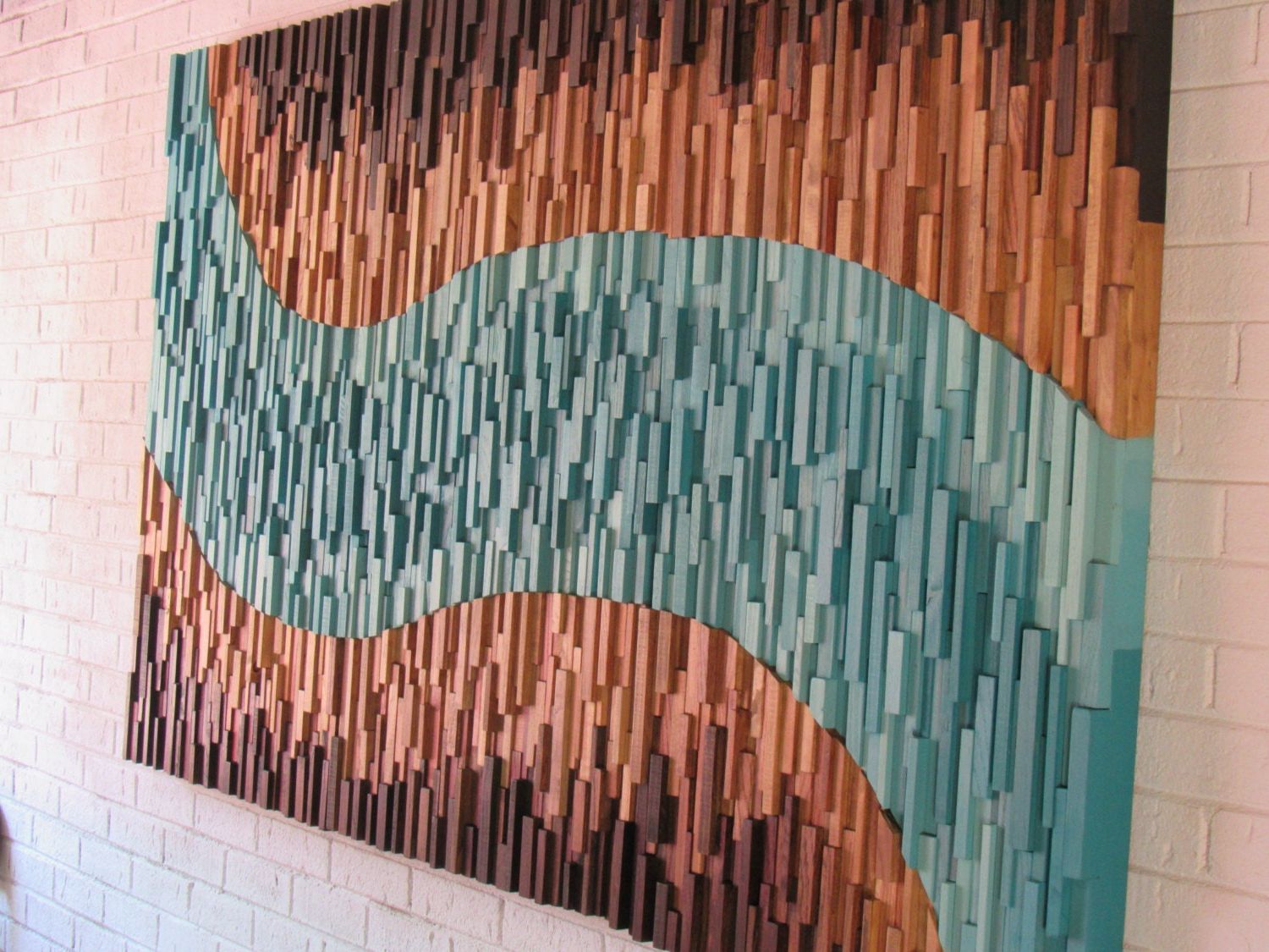 Current Wood Wall Art Modern Wood Wall Art Large Wall Art For Waves Wood Wall Art (View 7 of 20)