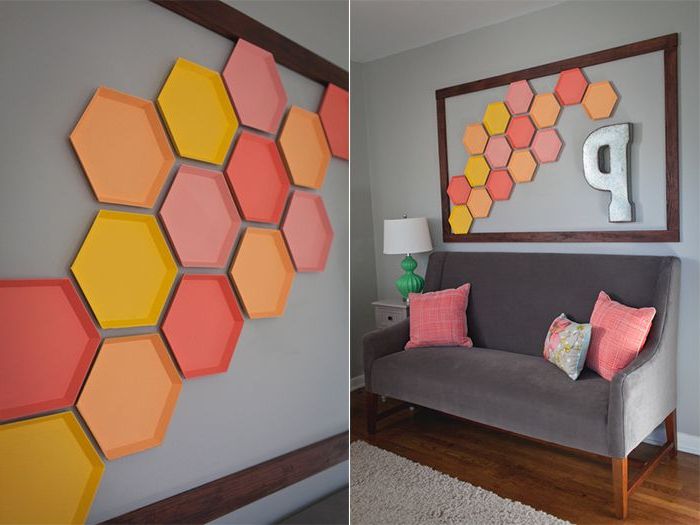 Decor, Plate Wall Art, Plates On Wall With Preferred Hexagons Wall Art (View 15 of 20)