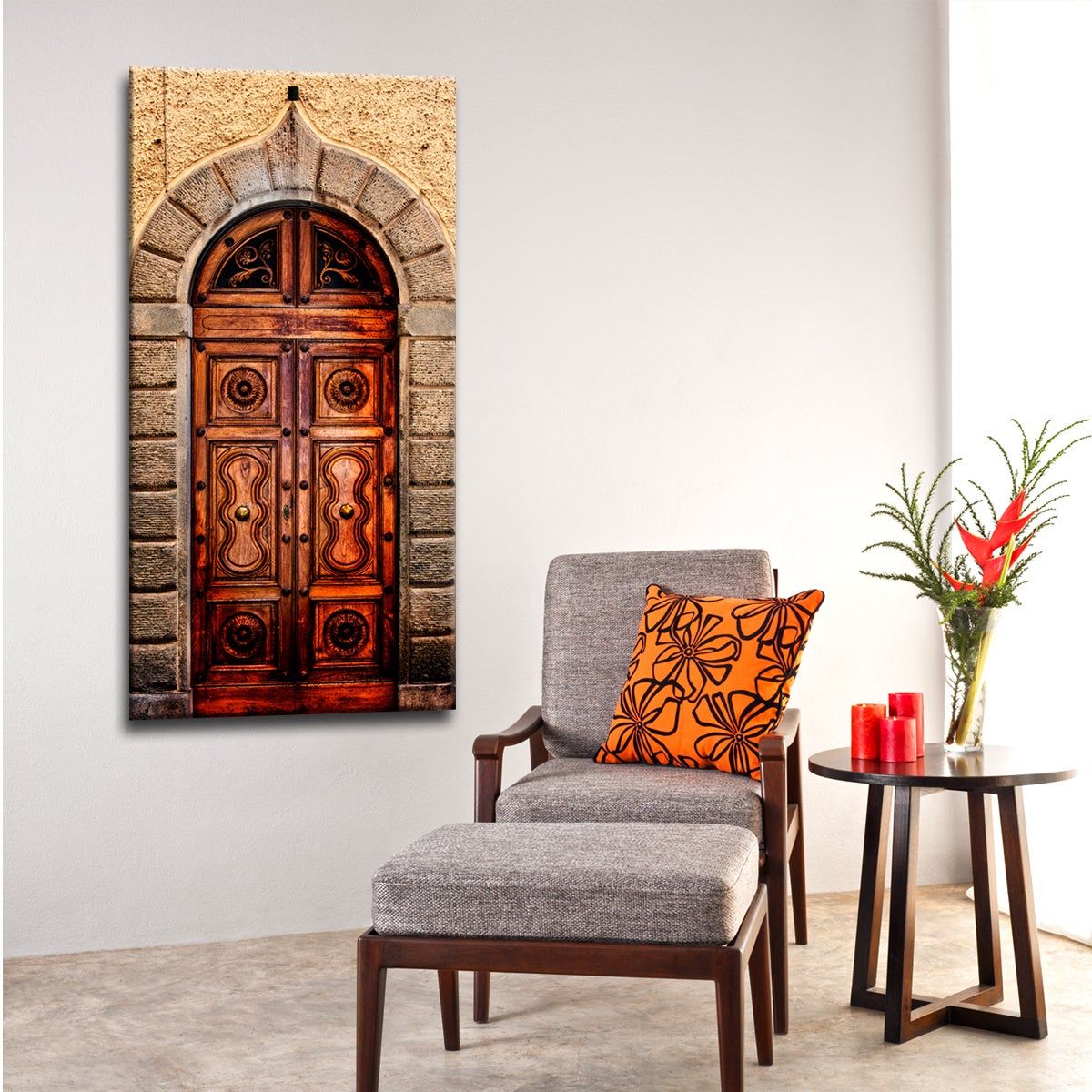 Elegant Wood Wall Art Intended For Popular Tuscan Architecture I' Photographic Wrapped Canvas Wall (View 14 of 20)