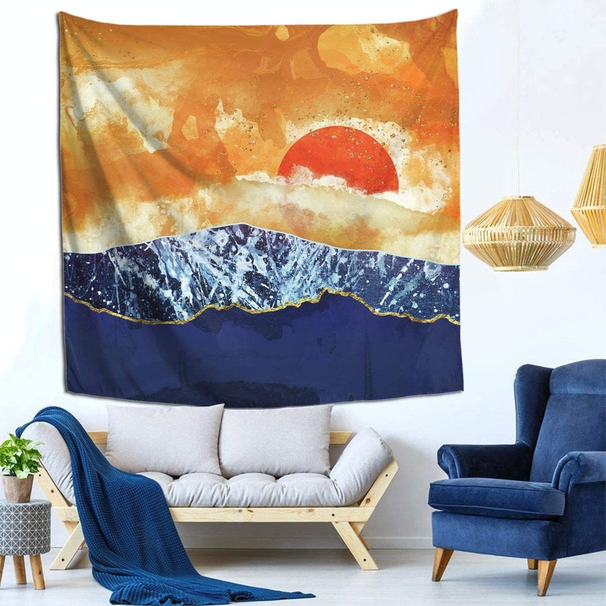 Famous Amber Dusk Wall Art In Tapestry Wall Decoration Tapestry Living Room, Bedroom (View 4 of 20)