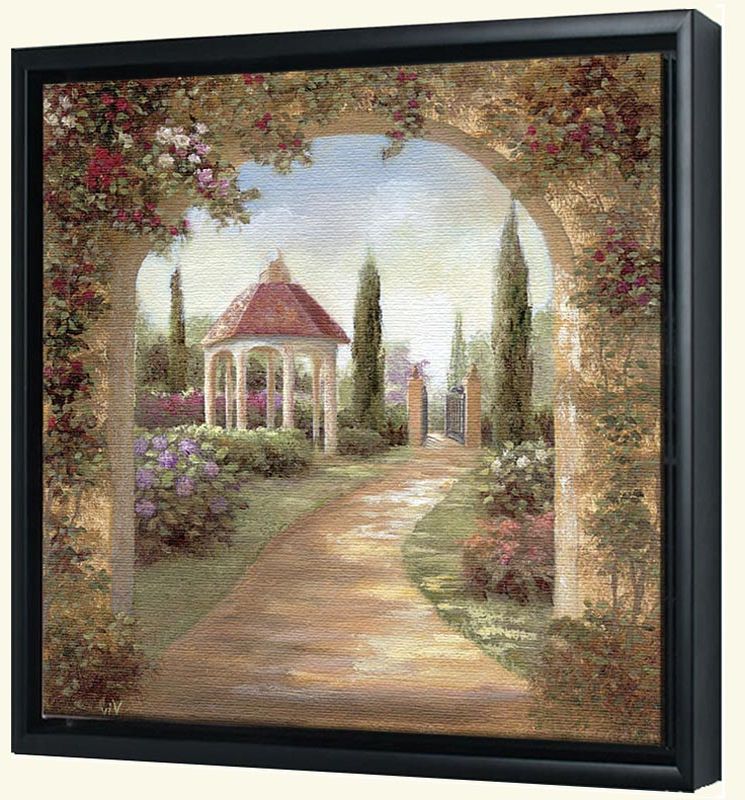 Famous Garden Canvas Art Prints – Garden Art – Framed Or Unframed With Landscape Framed Art Prints (View 7 of 20)