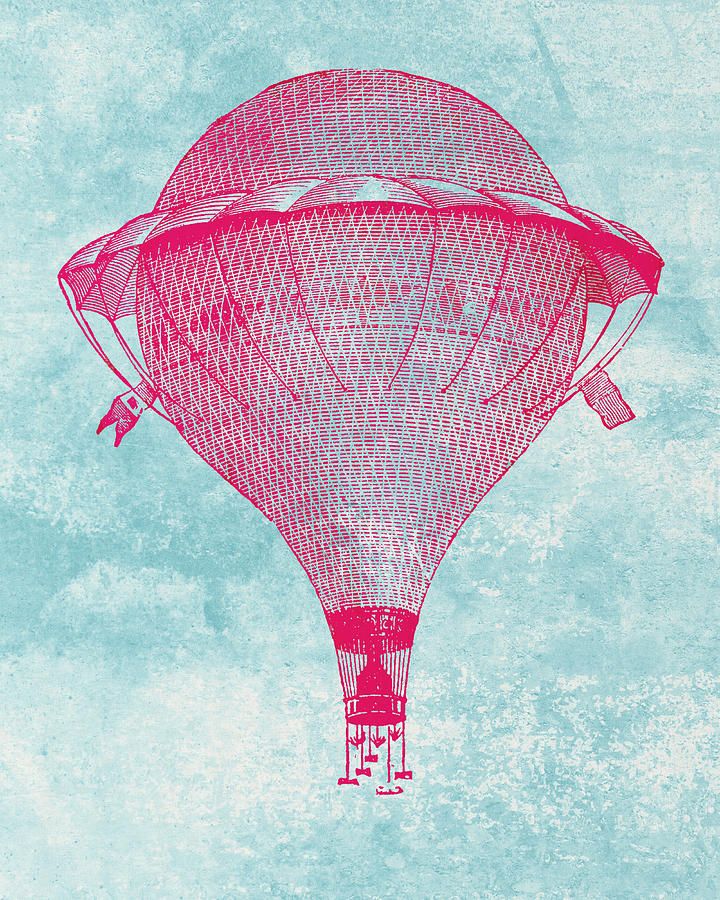 Fashionable Vintage Balloon Digital Artworld Art Prints And Designs Inside Balloons Framed Art Prints (View 9 of 20)