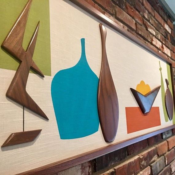 Favorite Mid Century Modern Wood Wall Art Witco Inspired Madmen Intended For Mid Century Wood Wall Art (View 9 of 20)