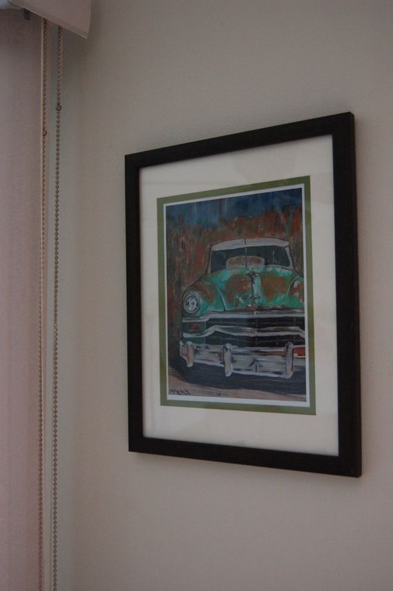 Framed Print Desert Sedan With Well Known Desert Inn Framed Art Prints (View 18 of 20)