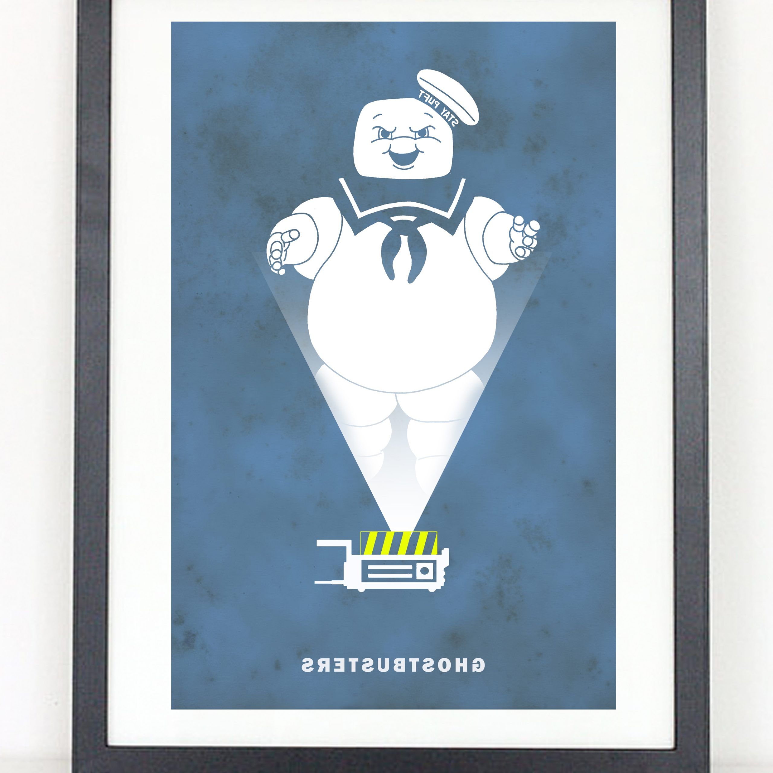 Ghostbusters Minimalist Poster Pertaining To Fashionable Minimalism Framed Art Prints (View 5 of 20)