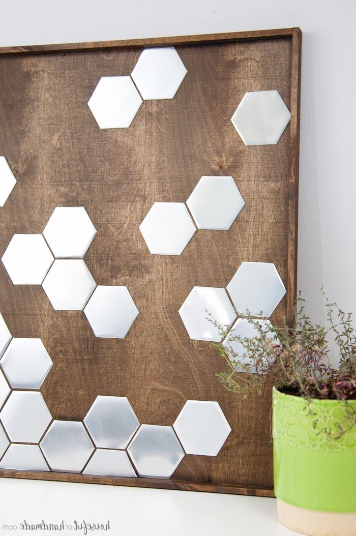 Hexagons Wall Art Intended For Well Known Diy Metal Hexagon Wall Art – Houseful Of Handmade (View 4 of 20)