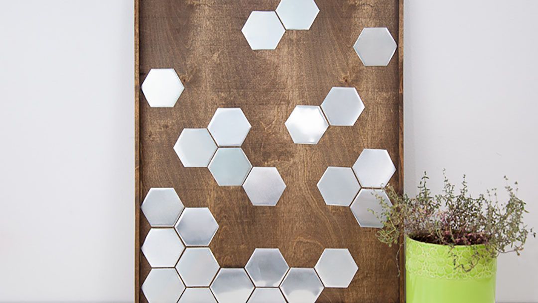 Hexagons Wall Art Regarding Most Recent Diy Hexagon Wall Art Ideas – Spellbinders (View 17 of 20)