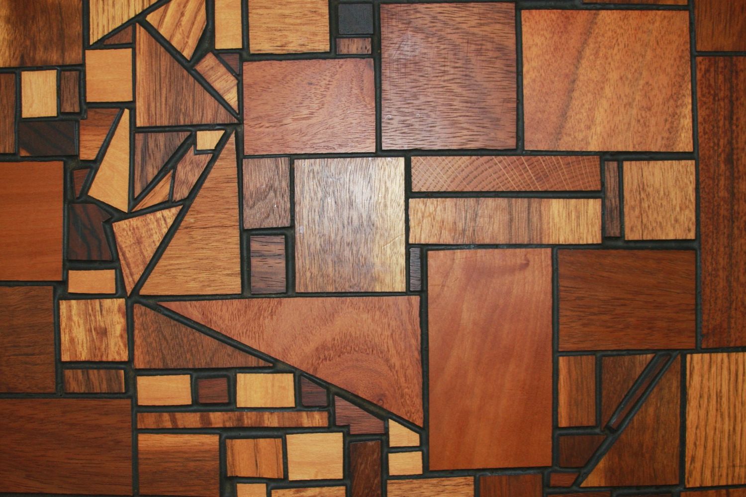Hexagons Wood Wall Art Regarding Most Popular Vintage Mid Century Modern Wood Wall Art Hanging Geometric (View 2 of 20)