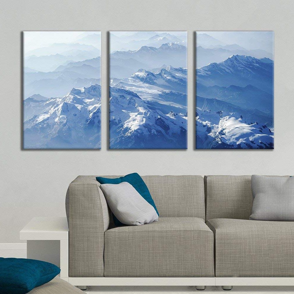 Landscape Wall Art Inside Fashionable Wall26 – 3 Panel Canvas Wall Art – Majestic Natural (View 12 of 20)