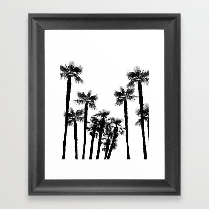 Latest Tropical Palm Trees Dream #2 #tropic #decor #art #society6 Pertaining To Tropical Framed Art Prints (View 14 of 20)