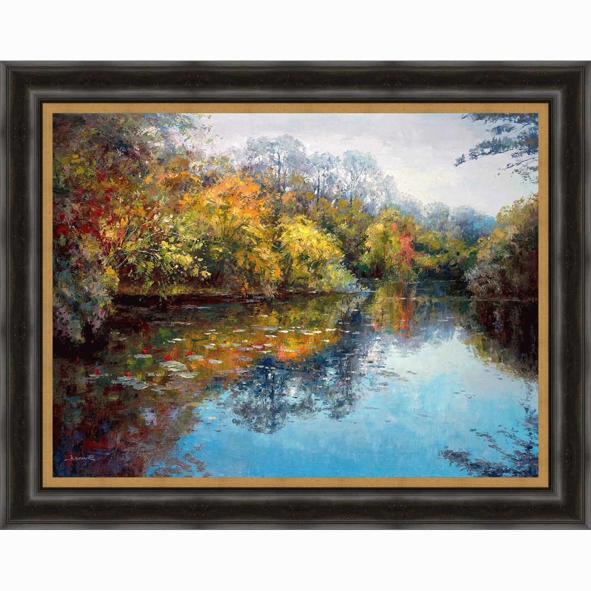 Latest Wall Framed Art Prints Throughout Autumn Pond Framed Wall Art (View 20 of 20)