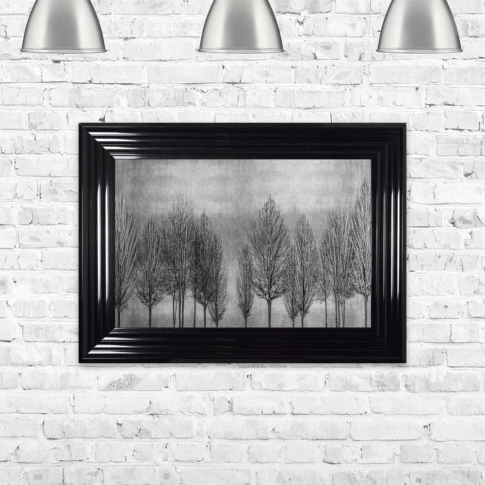 Line Art Wall Art With Most Recently Released Tree Line Silver Framed Wall Artshh Interiors (View 11 of 20)