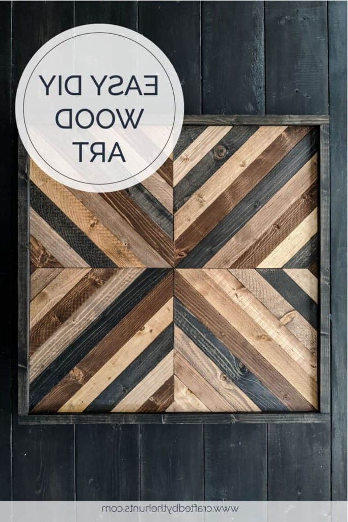 Make This Easy Diy Wood Wall Art Today! – Craftedthe Hunts Regarding Most Current Abstract Flow Wood Wall Art (View 3 of 20)