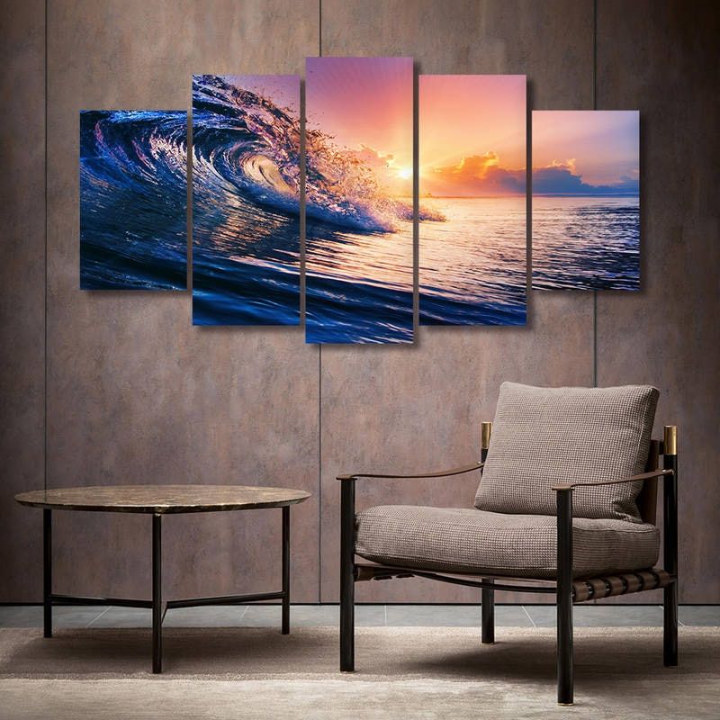 Modern Seascape Canvas Prints Beautiful Ocean Sea Wave With Well Liked Wave Wall Art (View 17 of 20)