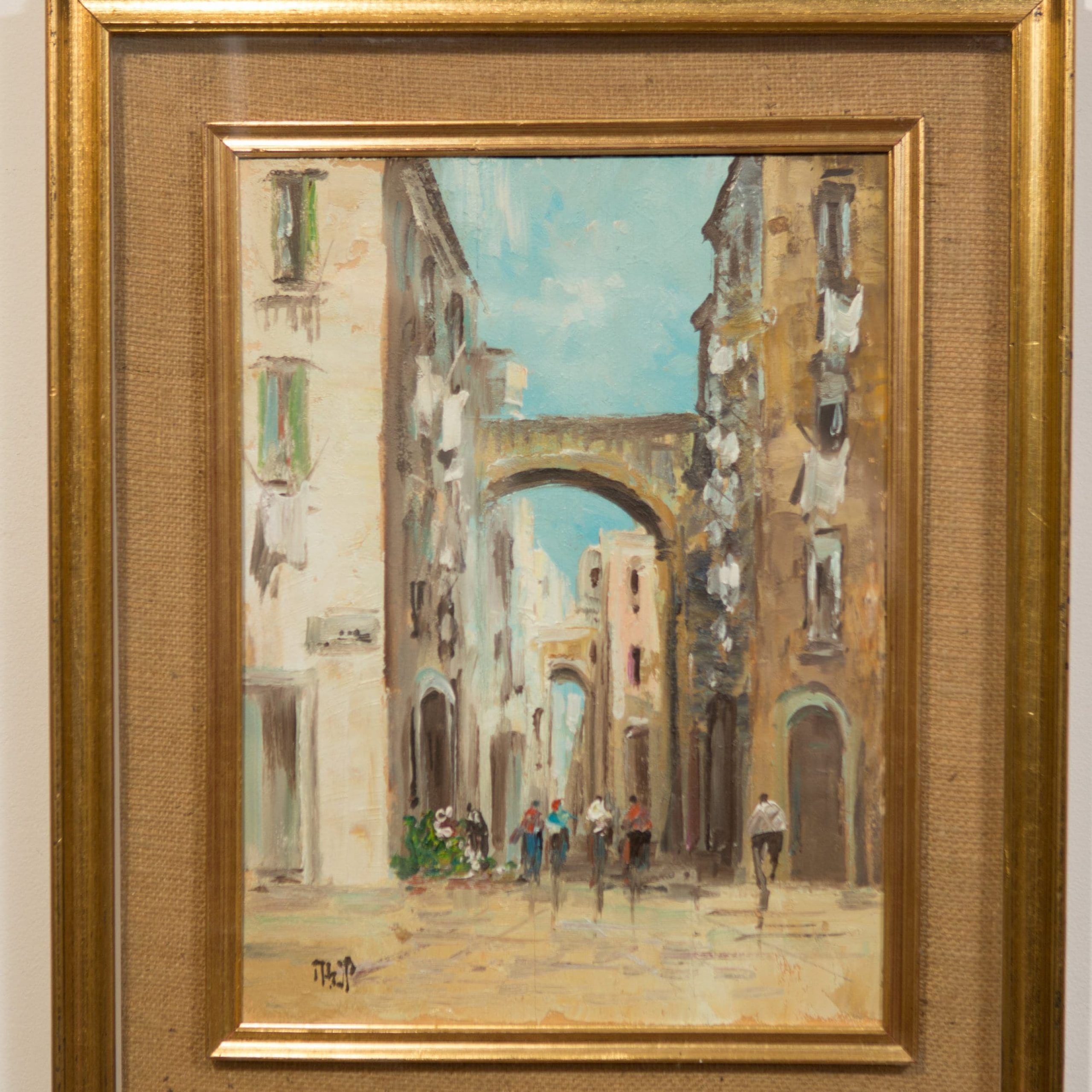 Most Popular Italy Framed Art Prints Intended For 1960's Framed Oil Painting On Board – Italian Artist (View 2 of 20)