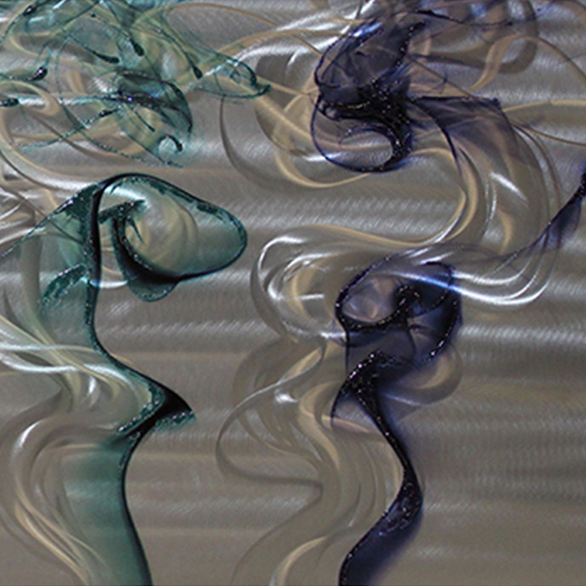 Most Popular Pictures Smoke Trails Metal Framed Liquid Art (View 19 of 20)