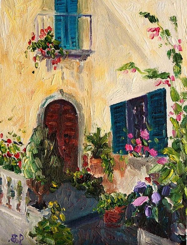 Most Recent Art Print Of Original Oil Painting Tuscany Italy 5x7 With Regard To Italy Framed Art Prints (View 11 of 20)