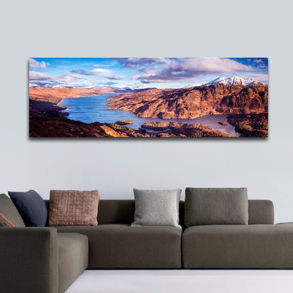 Most Recently Released Landscape Wall Art For Unframed Large Canvas Print Painting Modern Wall Art (View 10 of 20)