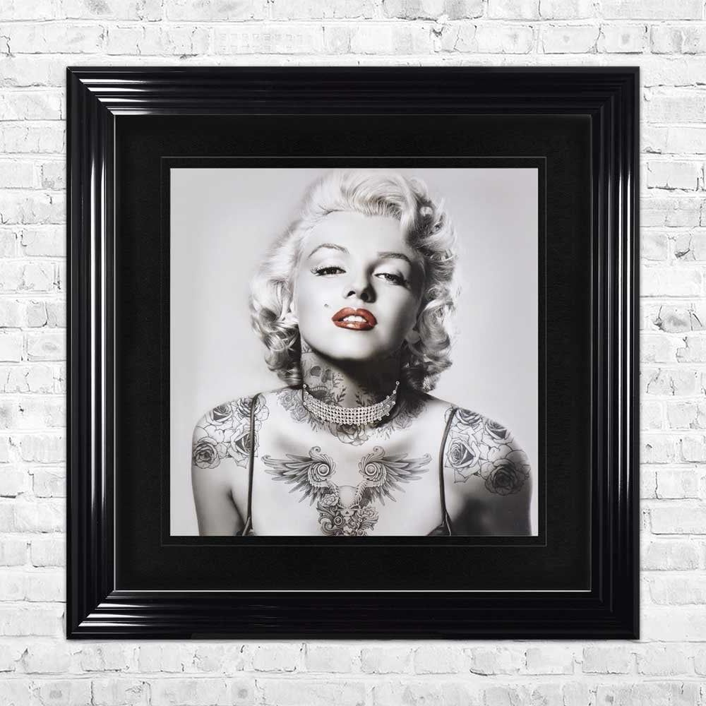 Most Up To Date Glitter Liquid Art Marilyn Bm With Swarovski Crystals Inside Liquid Wall Art (View 8 of 20)