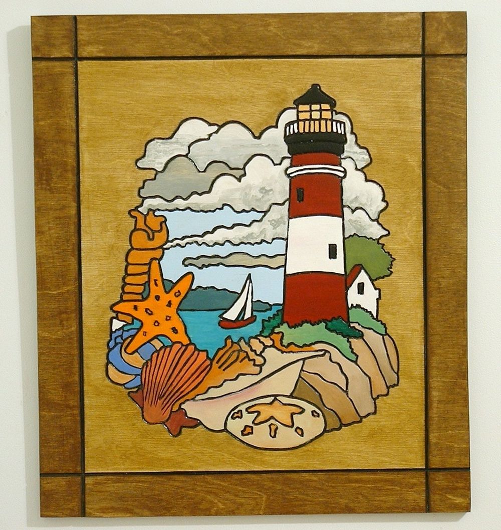Most Up To Date Nautical Wall Decor, Lighthouse, Wood (View 20 of 20)