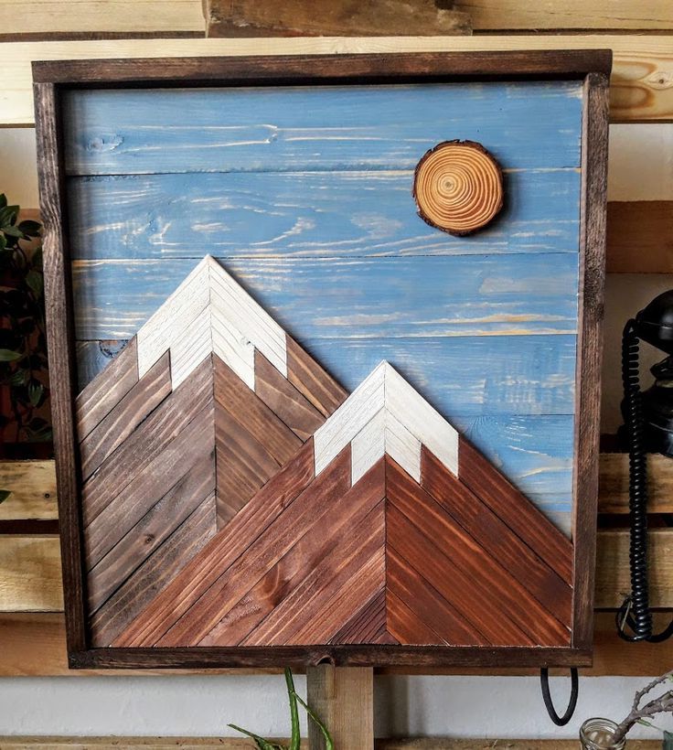 Most Up To Date Reclaimed Wood Wall Art. Wood Mountain (View 13 of 20)