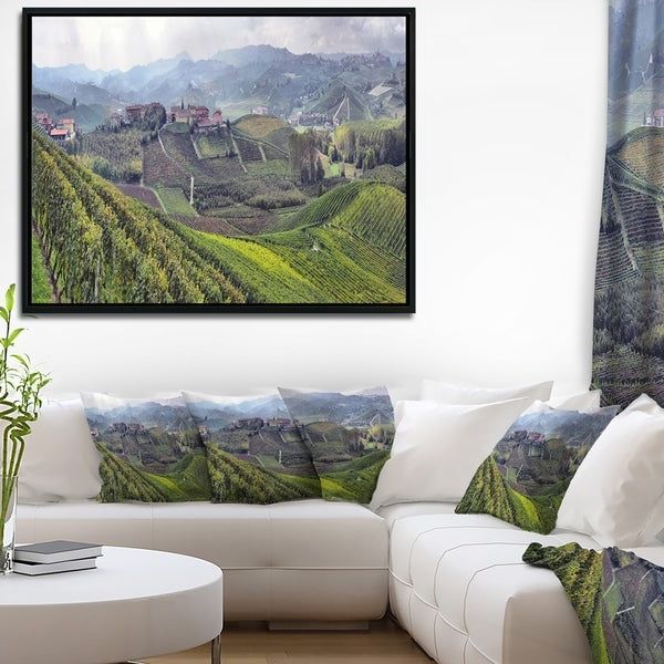 Most Up To Date Shop Designart 'vineyards In Italy Panoramic' Photography With Italy Framed Art Prints (View 16 of 20)
