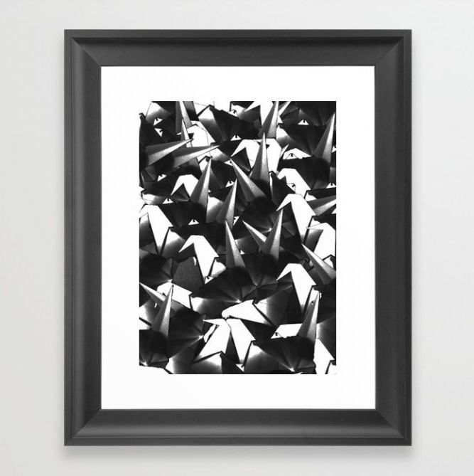 Newest Lines Framed Art Prints Intended For 10 Outstanding Origami Framed Prints To Hang On Your Wall (View 16 of 20)