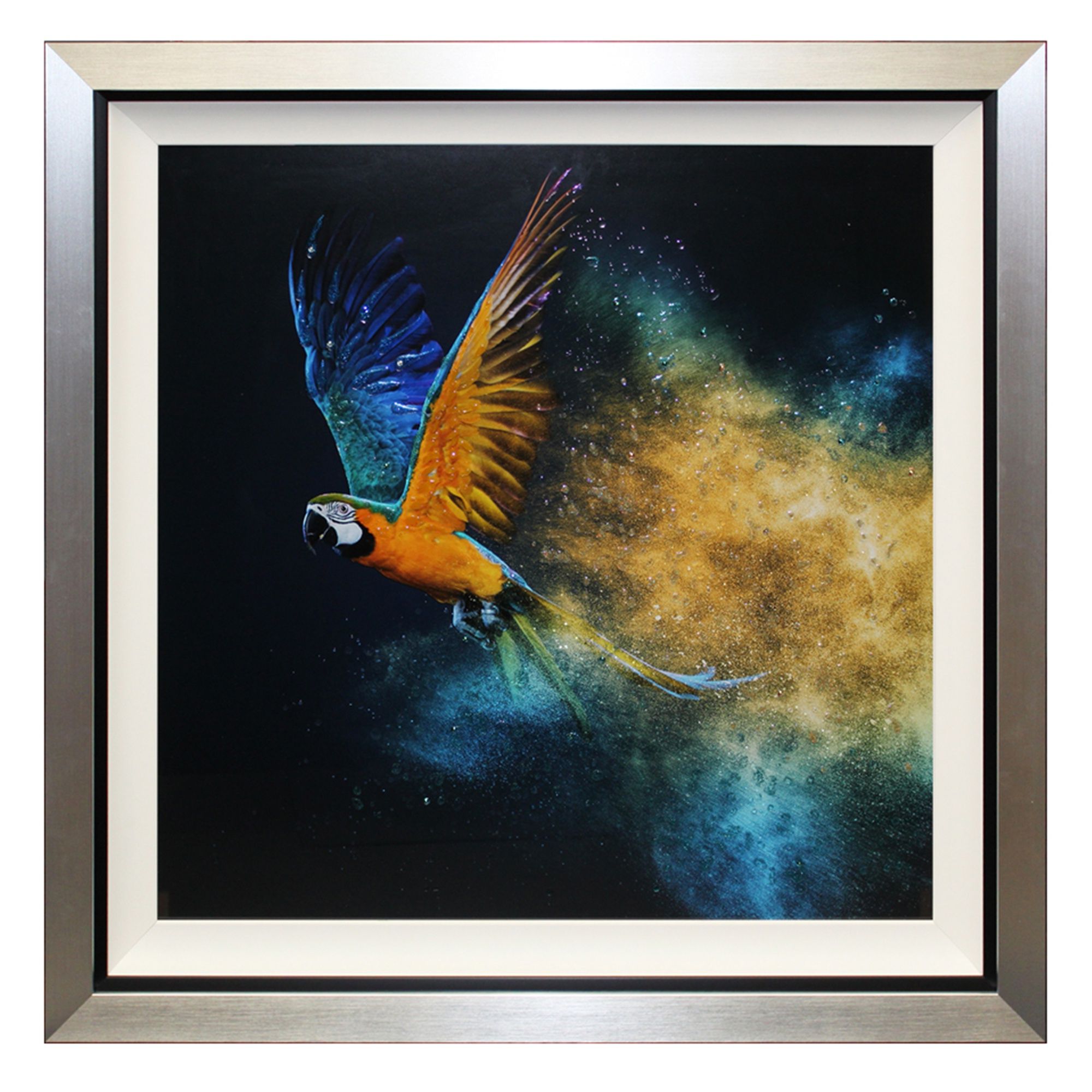 Pictures Flying Colours Ii Liquid Art Framed Print Inside Current Liquid Wall Art (View 20 of 20)