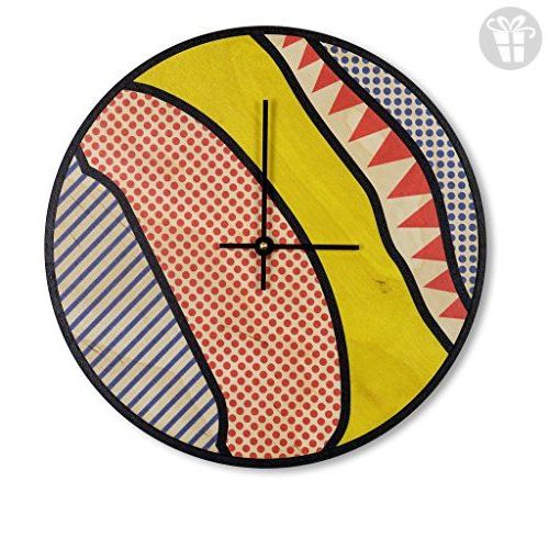 Pop Art Wood Wall Art With Regard To Widely Used Wood Wall Clock – Pop Art (pop) (*amazon Partner Link (View 12 of 20)
