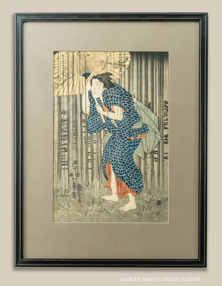 Popular A Natural Harmony: Framing 19th Century Japanese Prints Regarding Natural Framed Art Prints (View 4 of 20)