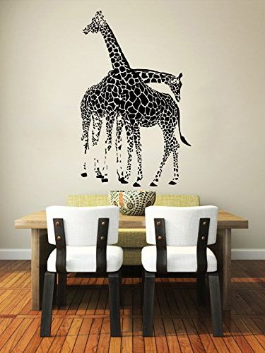 Preferred Wall Decals Giraffe Animals Jungle Safari African With Jungle Wall Art (View 3 of 20)