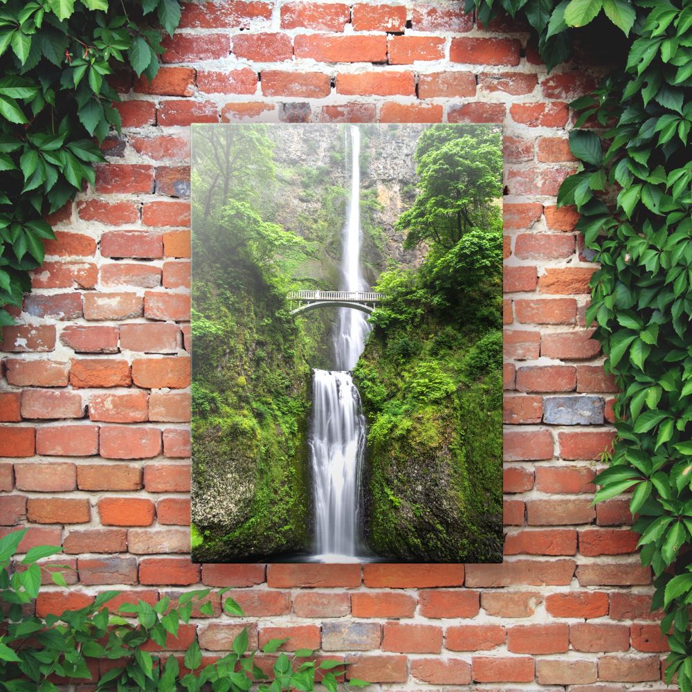 Printed Outdoor Garden Wall Art Panels – Waterfall With Recent Landscape Wall Art (View 11 of 20)