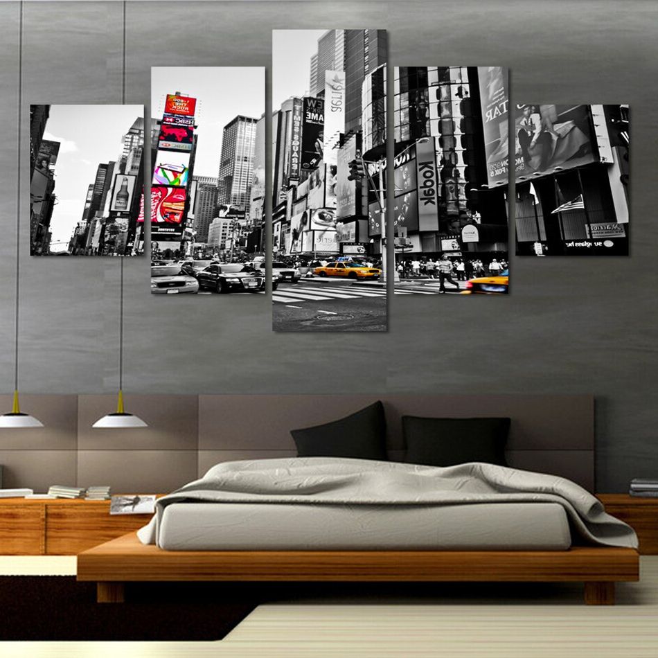 Recent 5 Piece Of Canvas Wall Art Print Lego City New York With New York City Framed Art Prints (View 20 of 20)